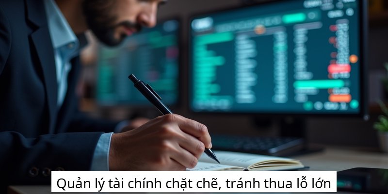 Quản lý tài chính chặt chẽ, tránh thua lỗ lớn