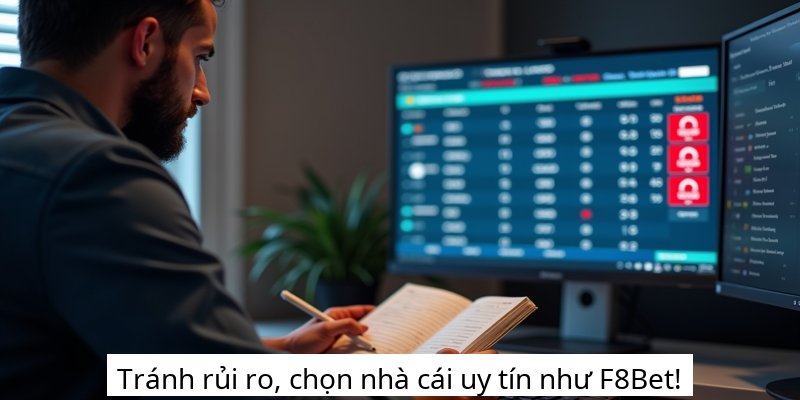 Tránh rủi ro, chọn nhà cái uy tín như F8Bet!